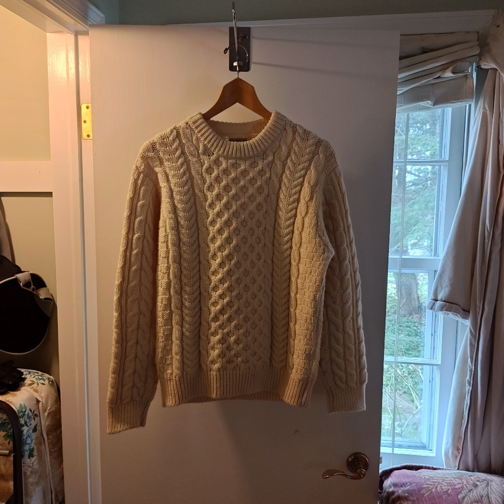 LL Bean Cable-knit Fisherman's Sweater